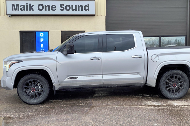 Toyota 2023 Tundra with professional window tint in North Bay